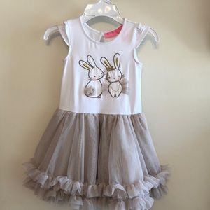 Toddler Girl- 3T Tulle Bunny Dress